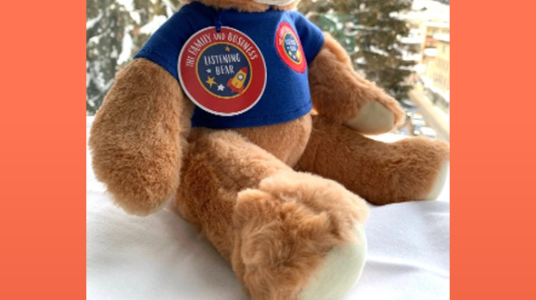 The Family and Business Listening Bear